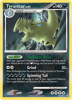 Tyranitar - 30/100 (DP Stormfront)