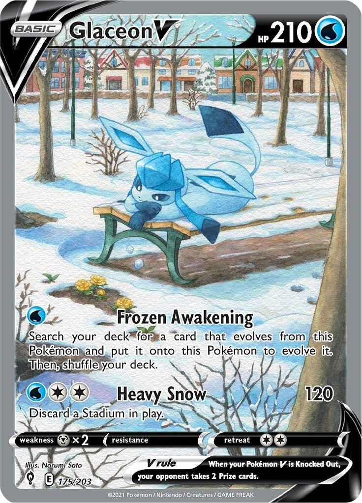 Glaceon V (Alternate Full Art)