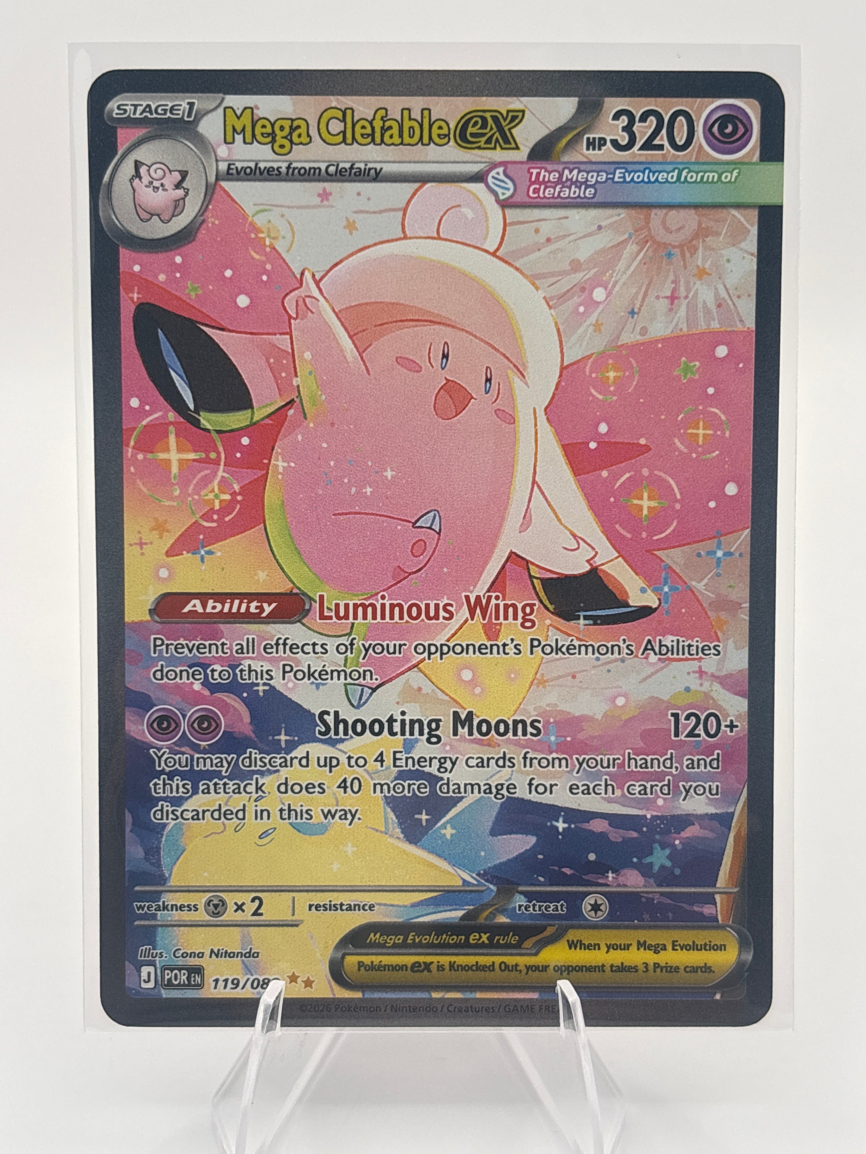Mega Clefable EX 119/088 NM