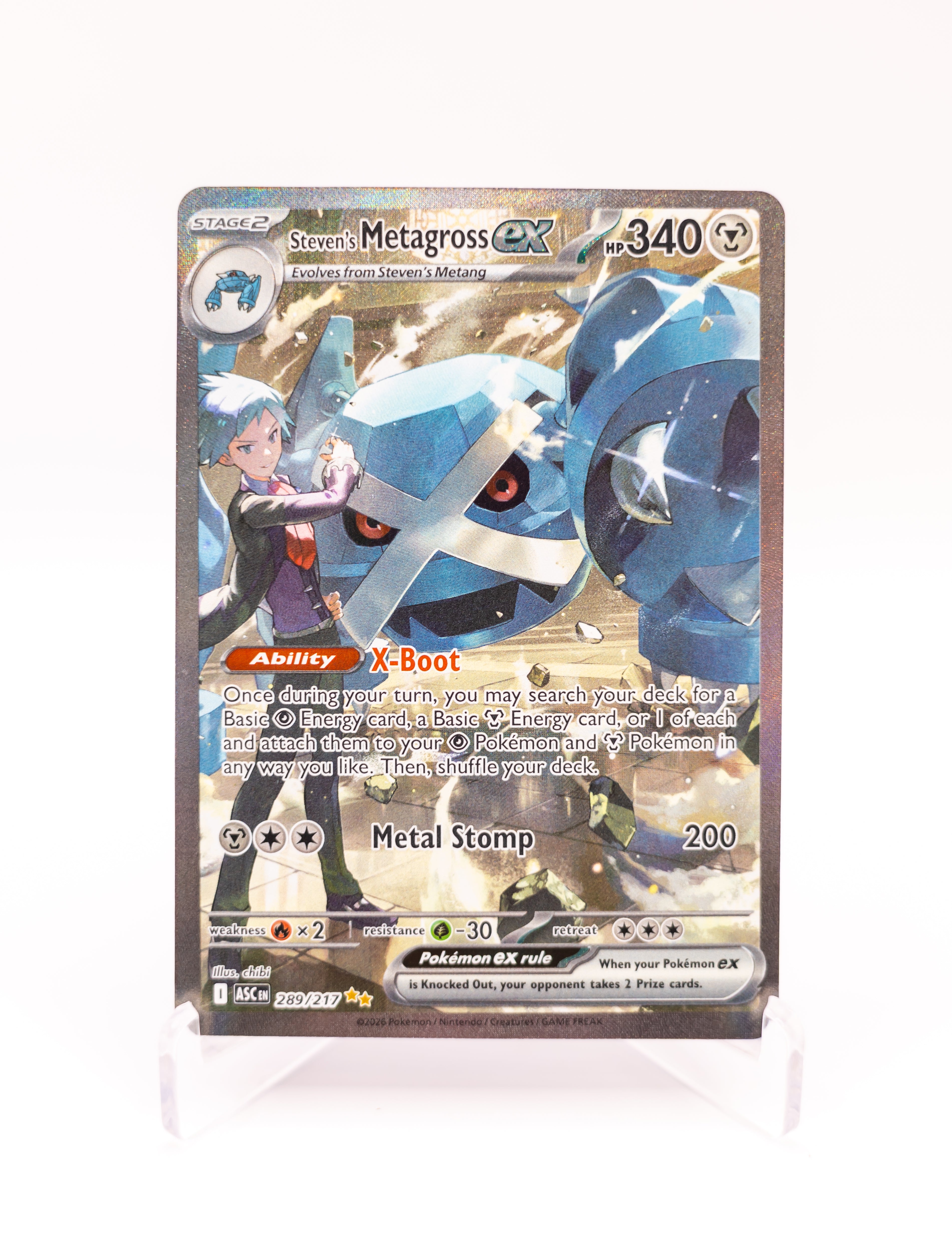 Steven’s Metagross EX 289/217 NM