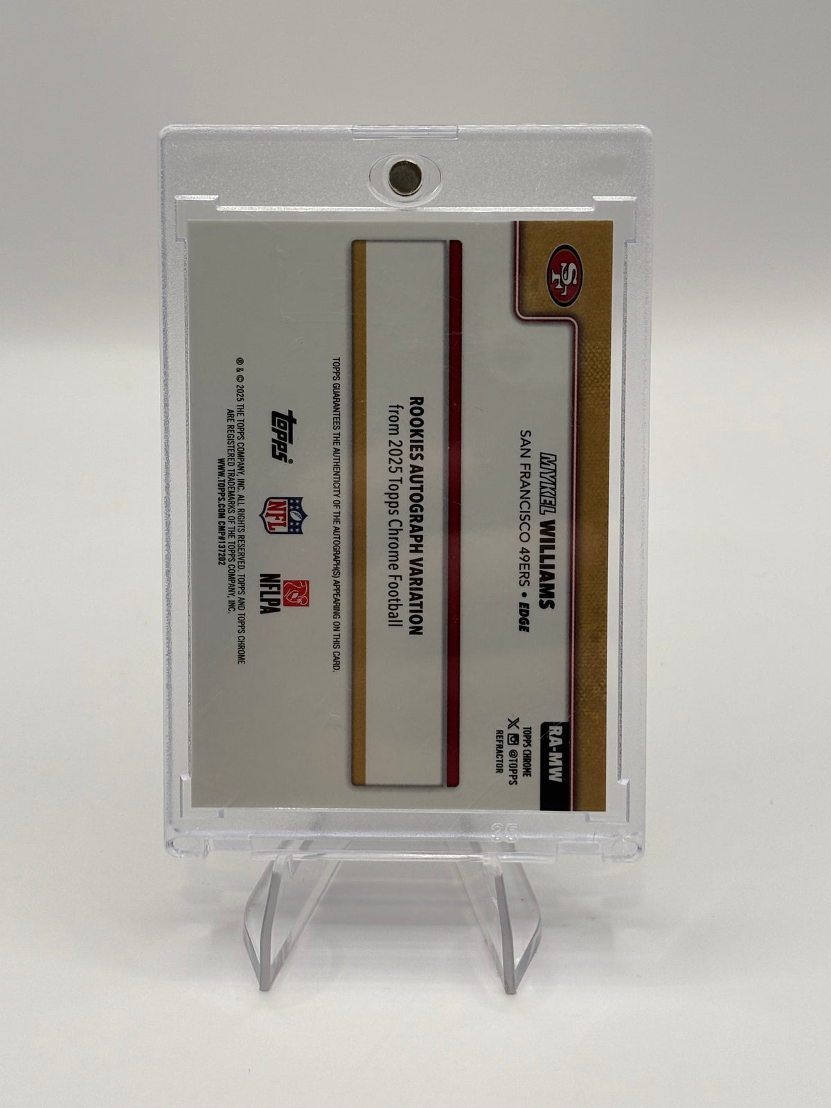 Mykel Williams auto /499
