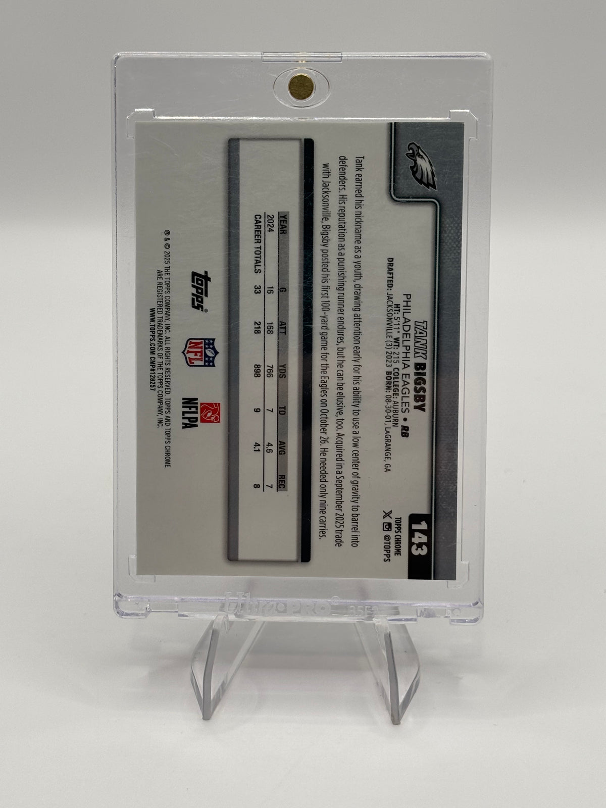 Tank Bigsby Black Refractor /10