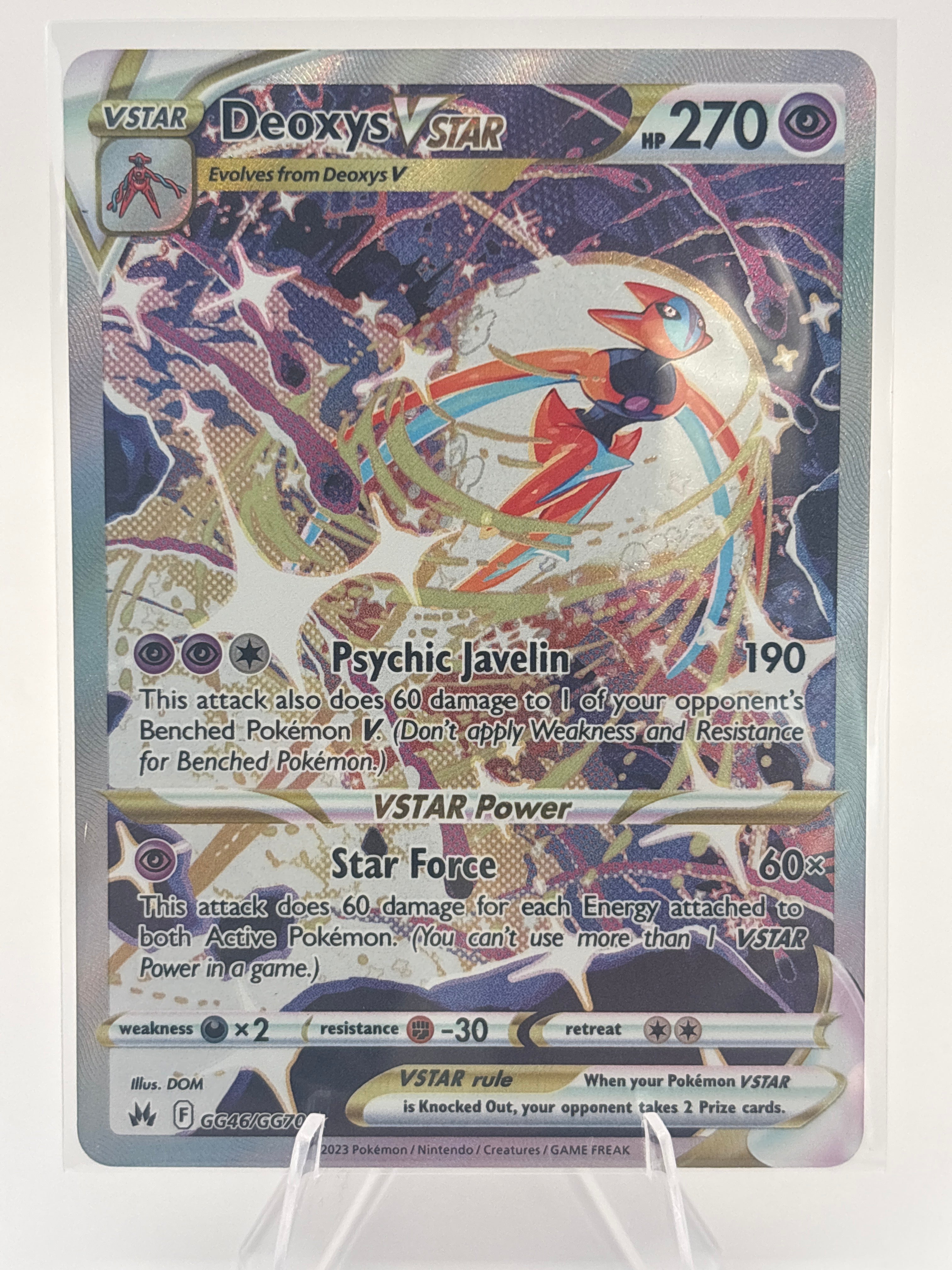 Deoxys VSTAR GG46/GG70 NM