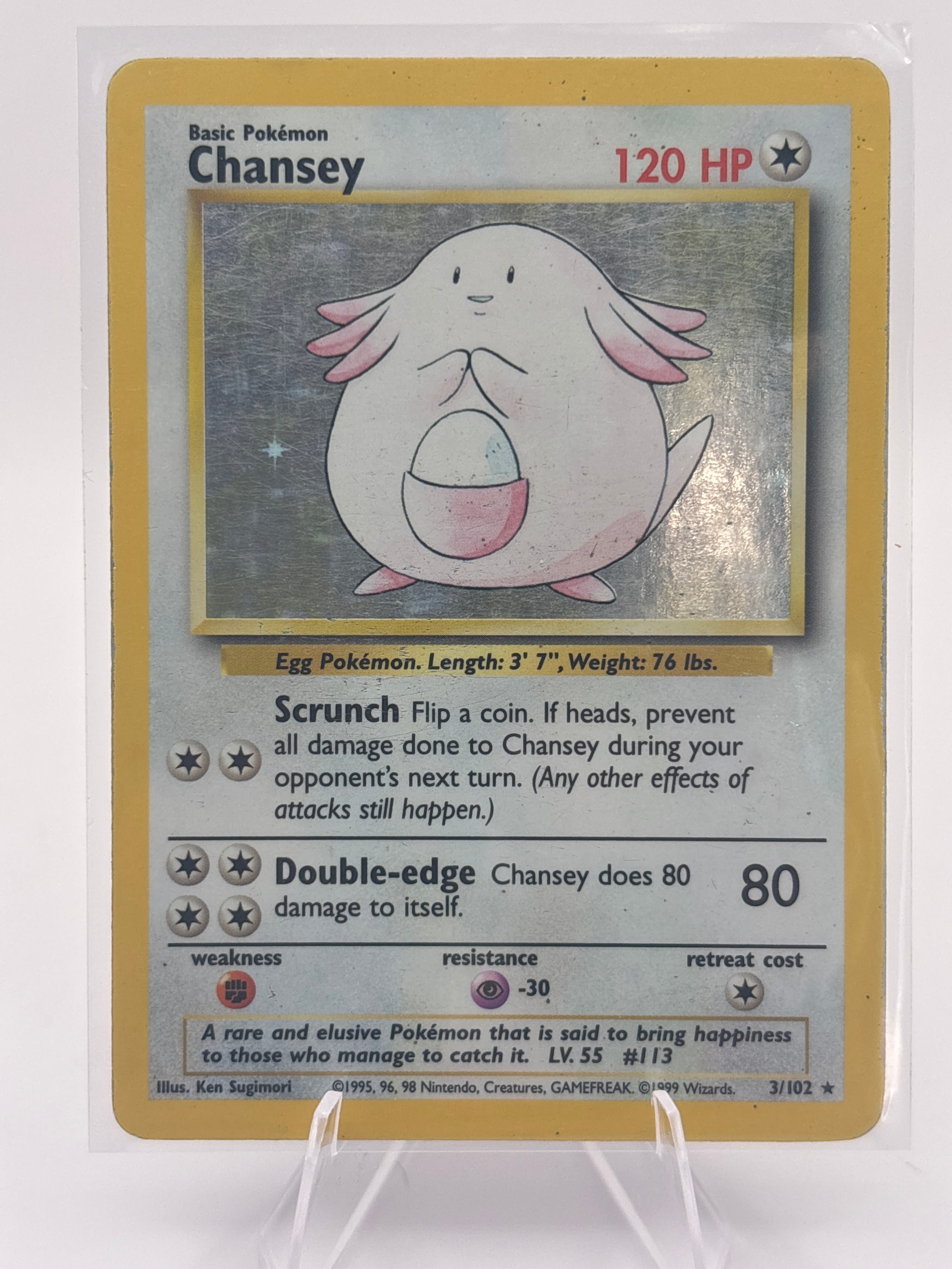 Chansey 3/102 Holo DMG
