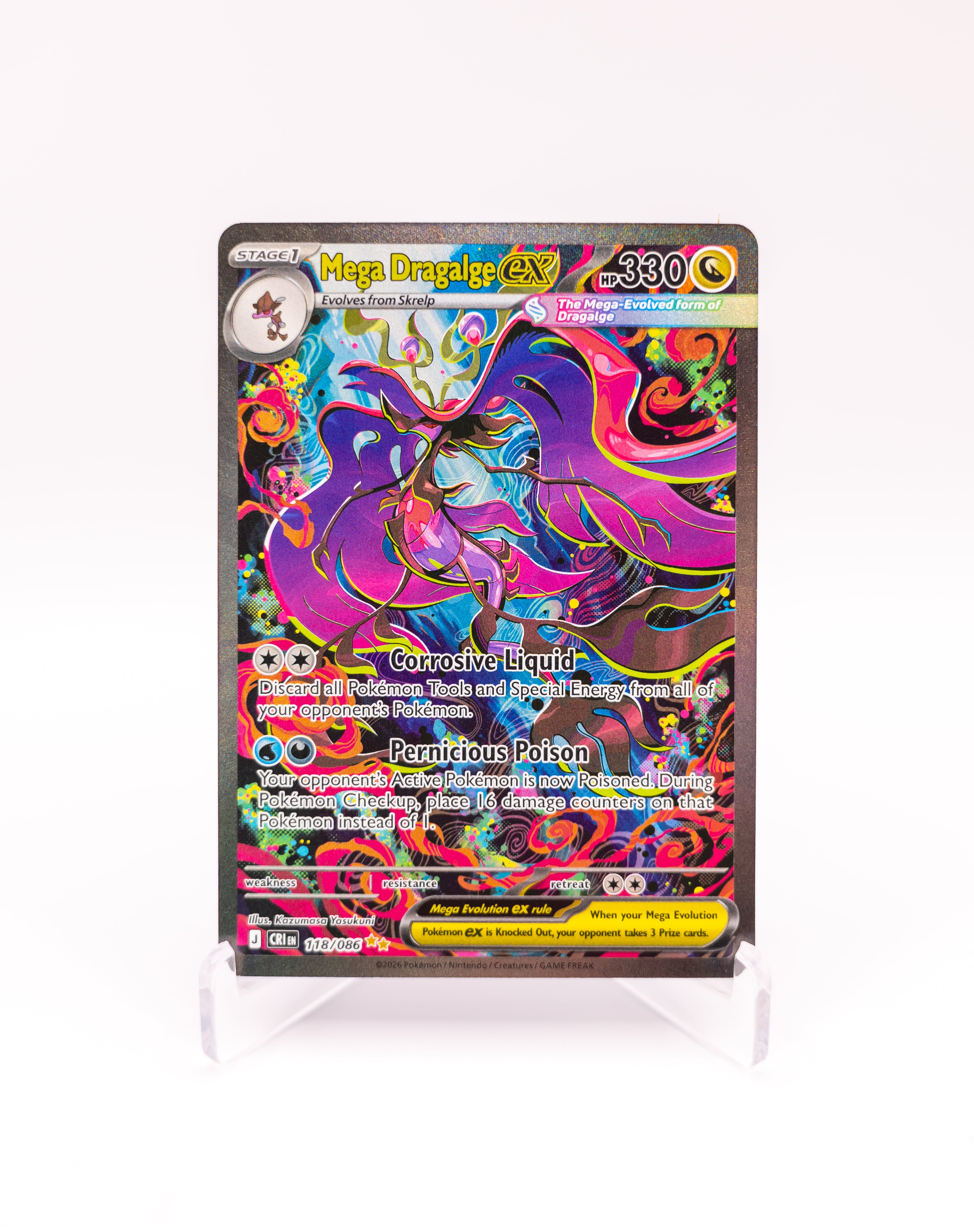 Mega Dragalge EX 118/086 NM