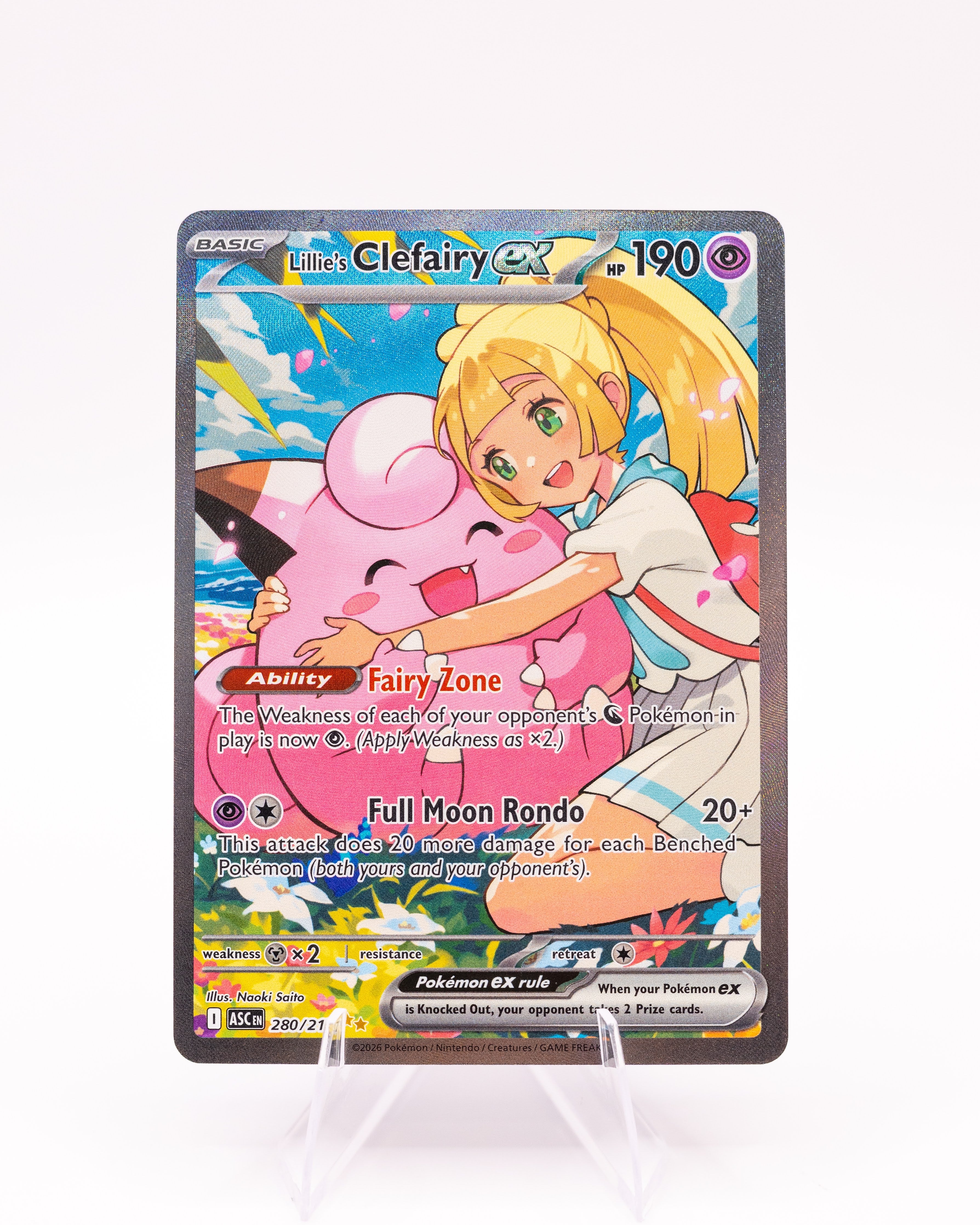 Lillies Clefairy EX 280/217 NM