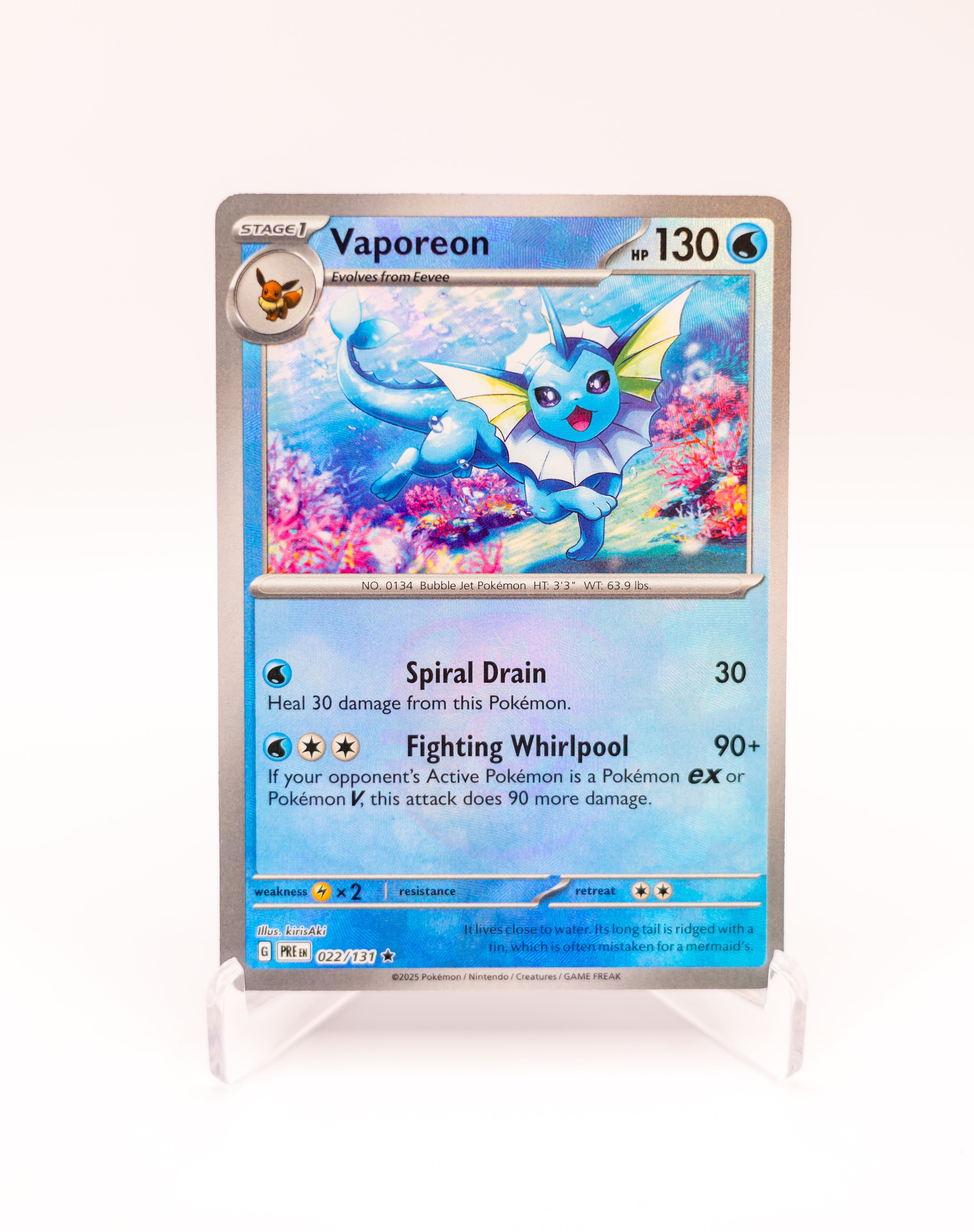 Vaporeon Masterball 022/131 NM
