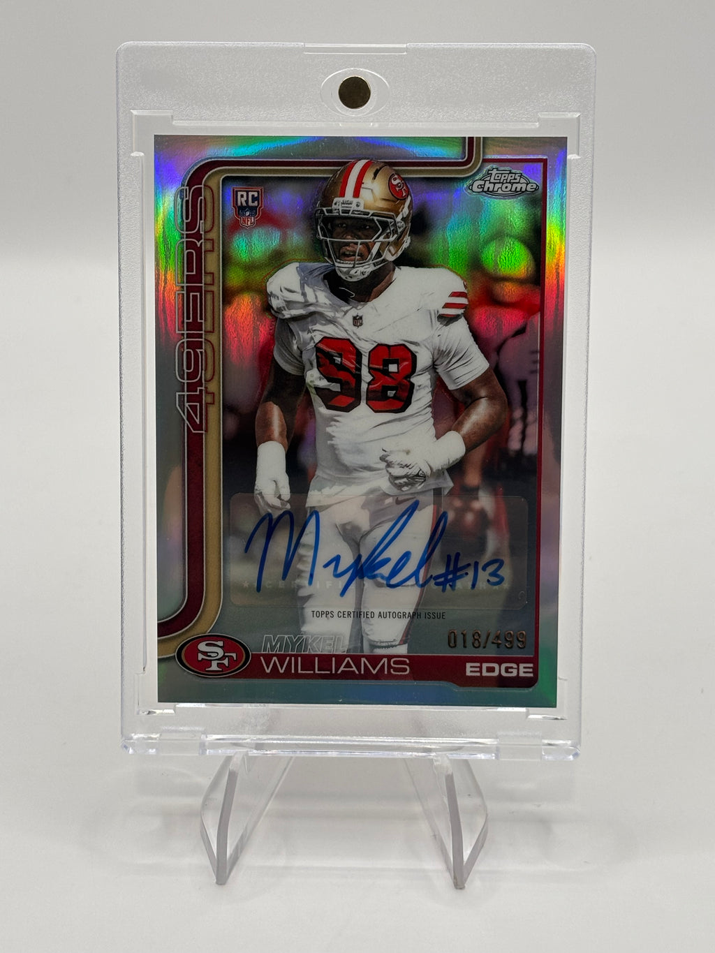 Mykel Williams auto /499