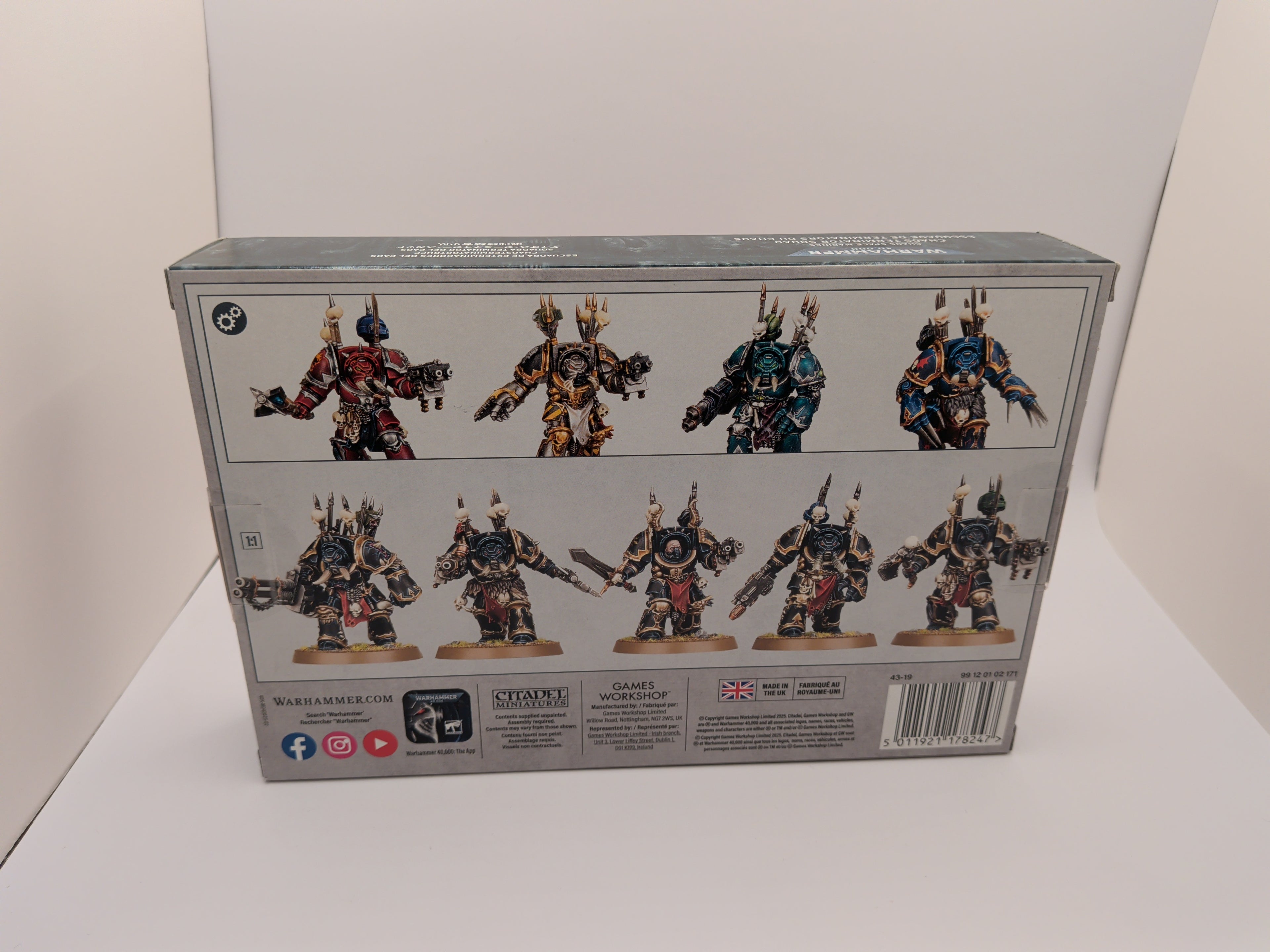 Warhammer 40K, chaos Terminator squad