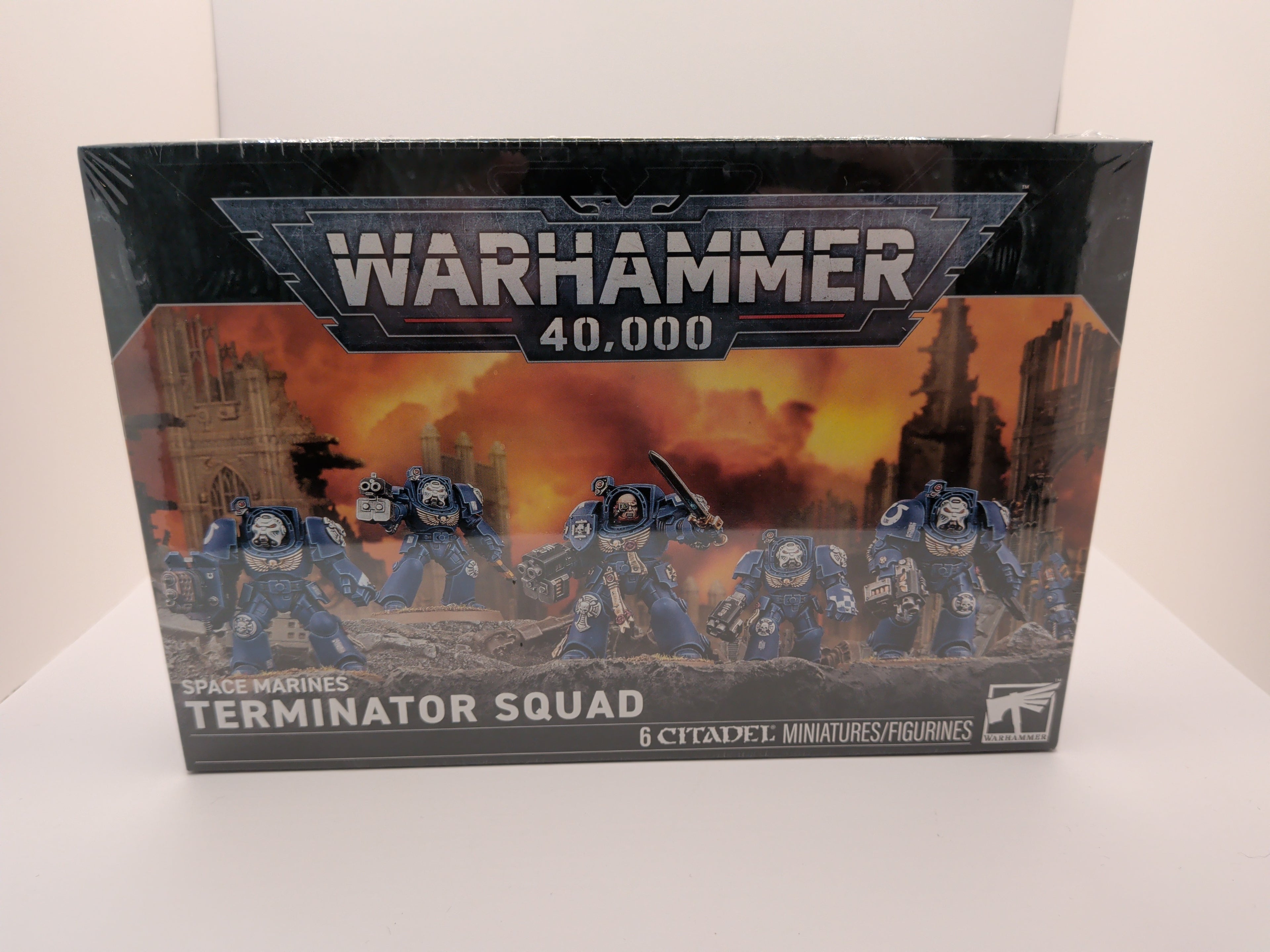 Warhammer 40K, space Marines, Terminator squad