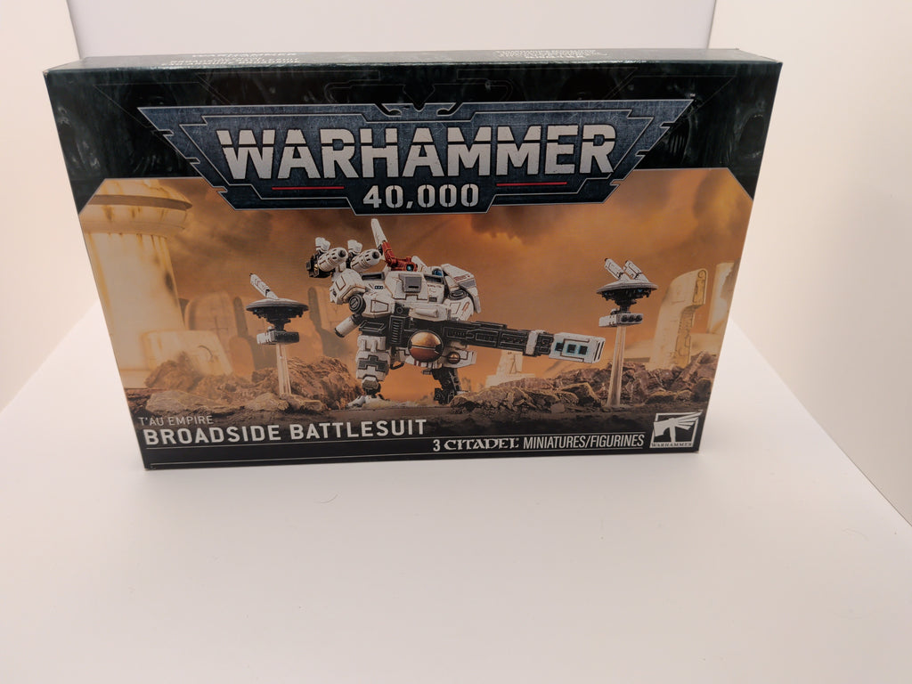 Warhammer 40K, T'AU empire, broadside battlesuit