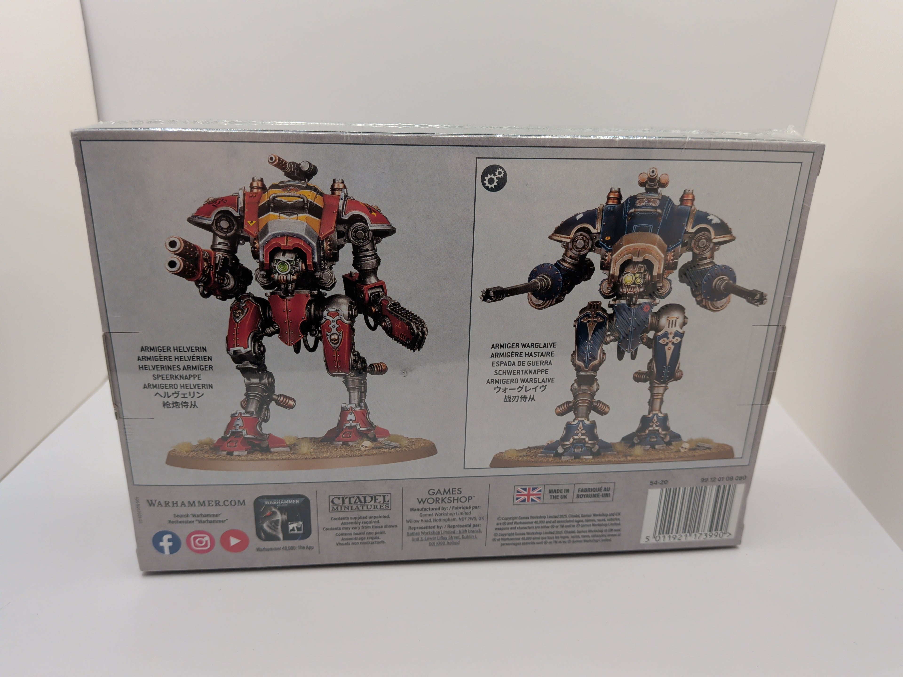 Warhammer 40K, imperial knights, knight armigers